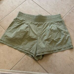 Light olive green shorts. Worn maybe once before I changed sizes.